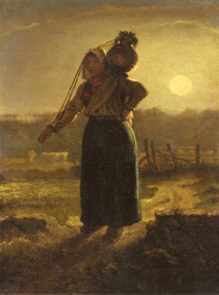 Jean Francois Millet Norman Milkmaid